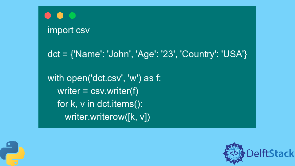 write-dictionary-into-csv-in-python-delft-stack